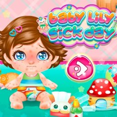 Juego de cuidar a la bebé enferma Lily